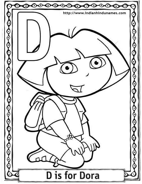 Colouring In Dora