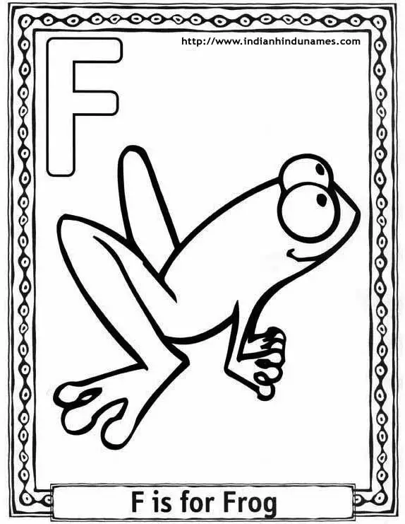 f letter coloring pages - photo #43